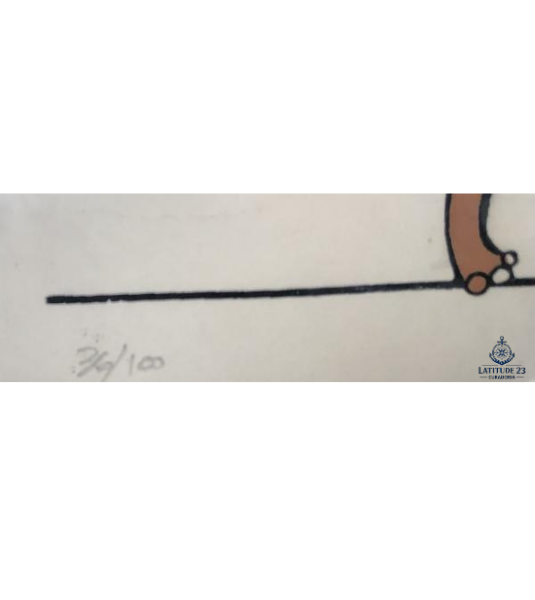Serigrafia Original "Gato" – Aldemir Martins (1968) – Tiragem 36/100