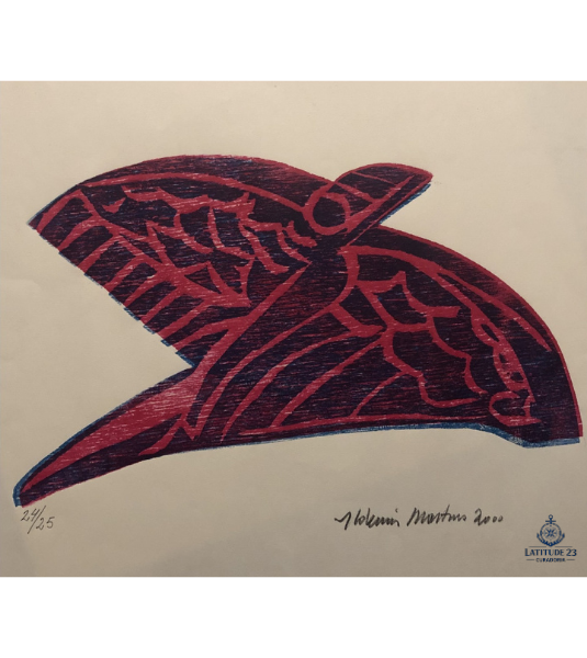 Serigrafia Original "Pássaro" – Aldemir Martins (2000) – Tiragem Rara 24/25