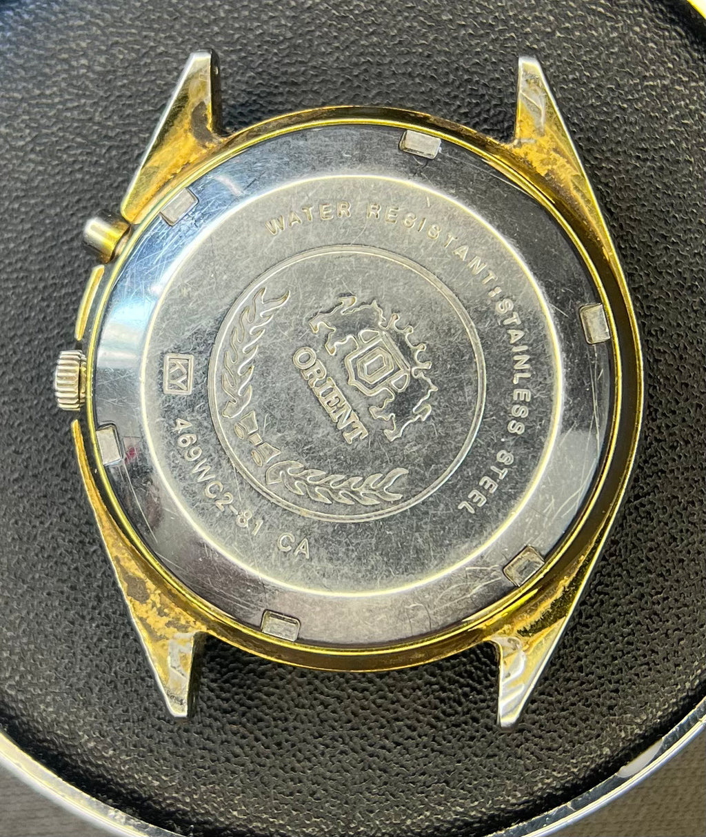 Orient Crystal Automático "Golden Sunburst" (37mm)