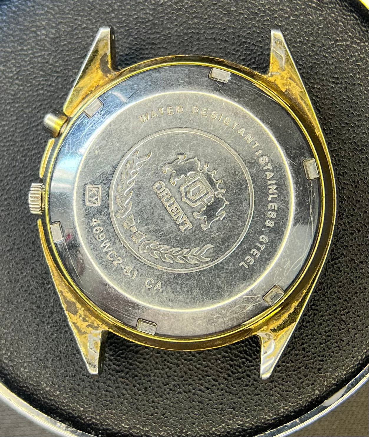 Orient Crystal Automático "Golden Sunburst" (37mm)
