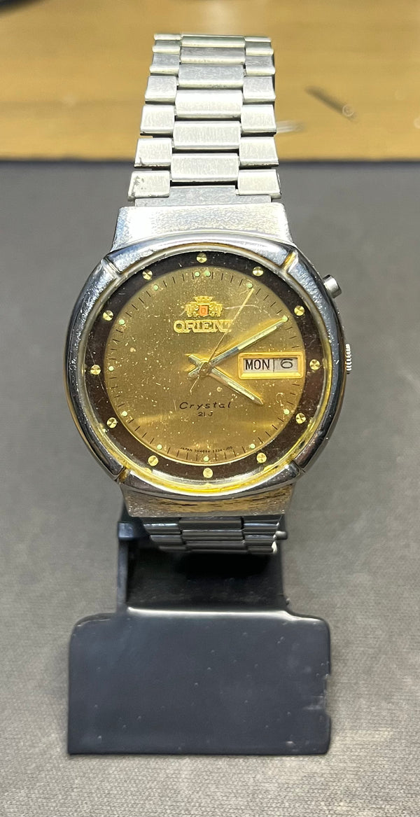 Orient Crystal Automático "Two-Tone" Cushion (36mm)
