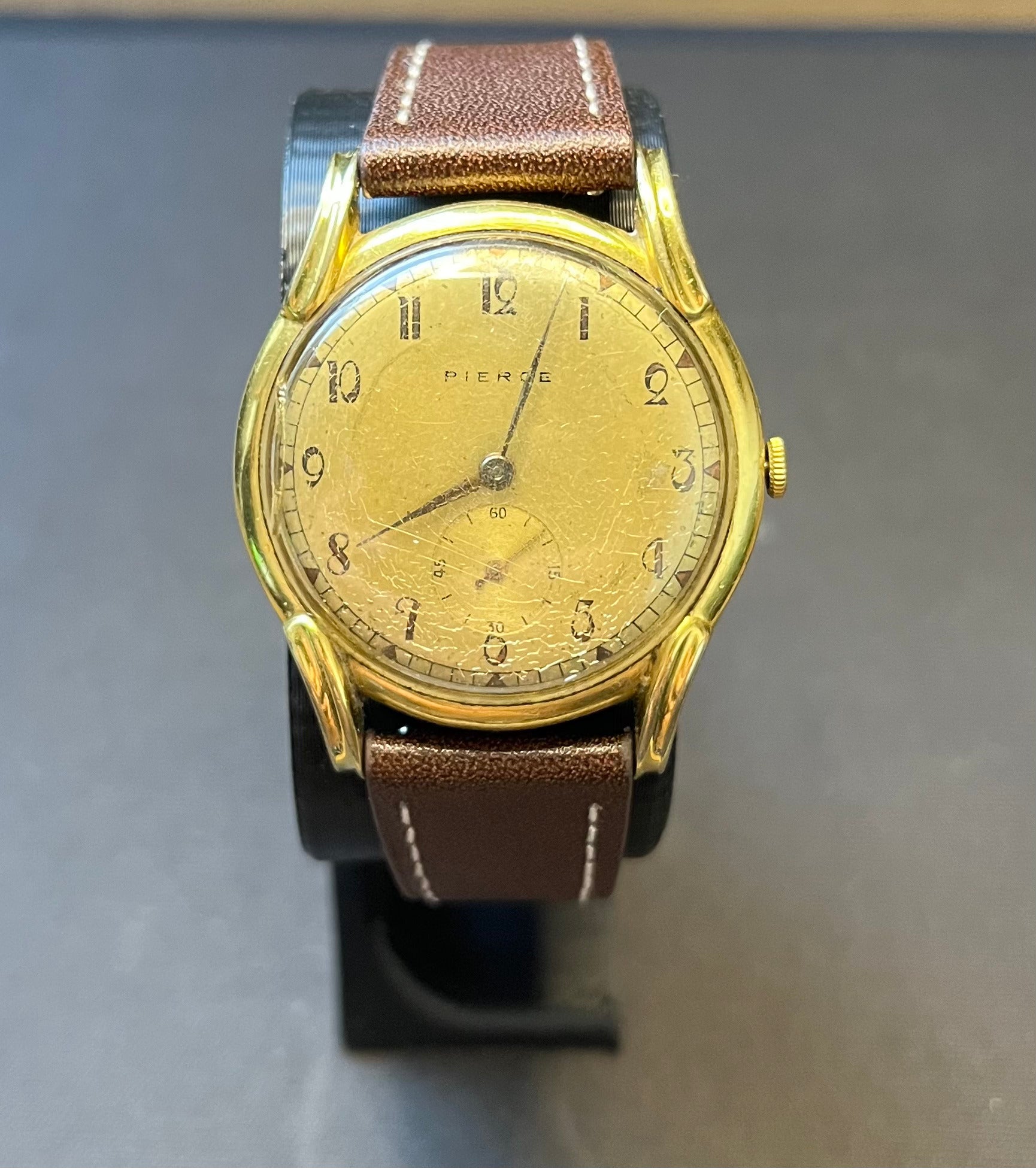 Pierce Vintage "Fancy Lugs" Corda Manual (34mm)